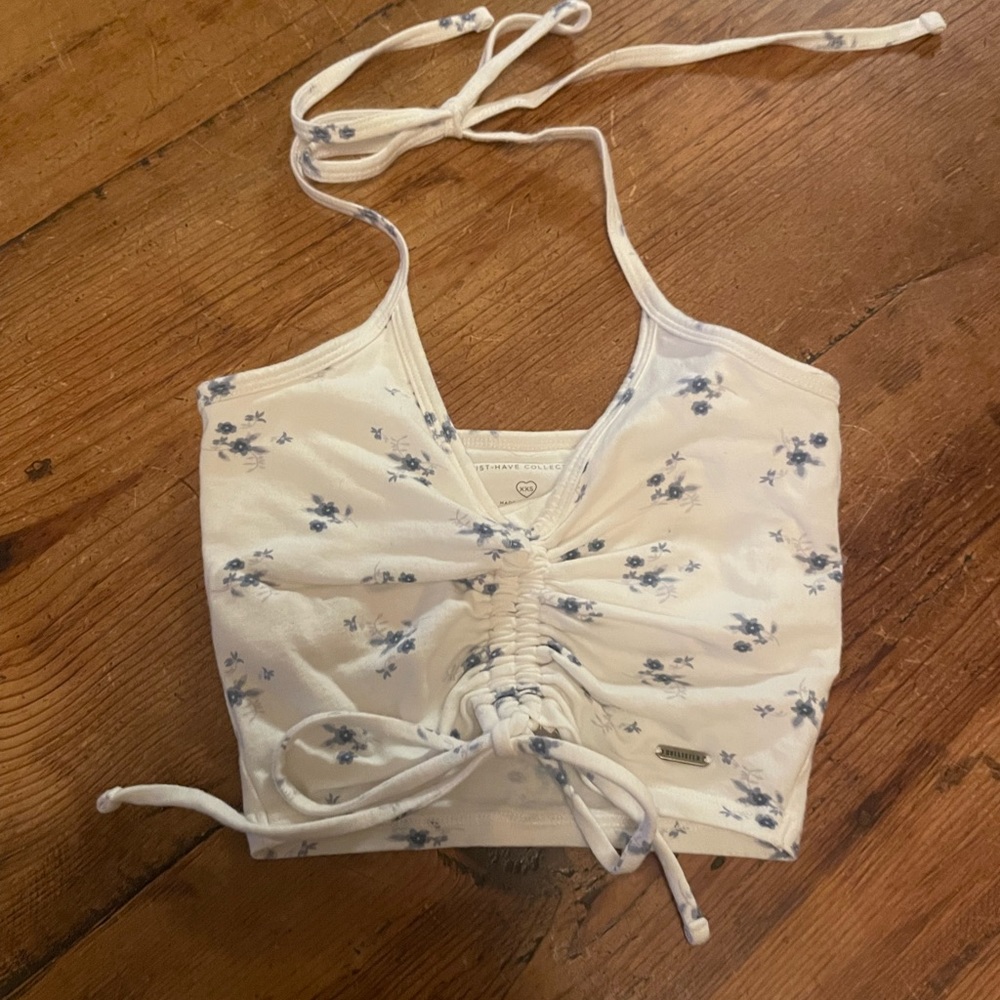 Hollister Floral Halter tank